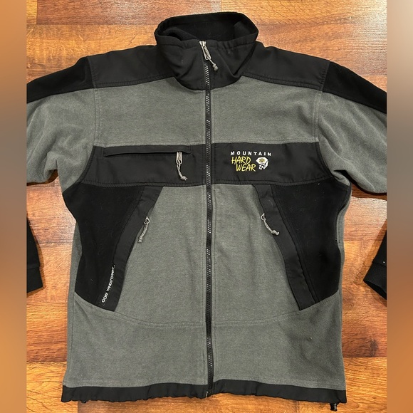 Mountain Hardwear Other - Mountain Hardwear Jacket Mens Small Gray Black Gore Windstopper Tech Fleece